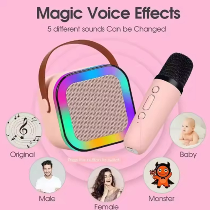 Microphone Capsule - Портативная караоке-машина K12 с Bluetooth 5.0,