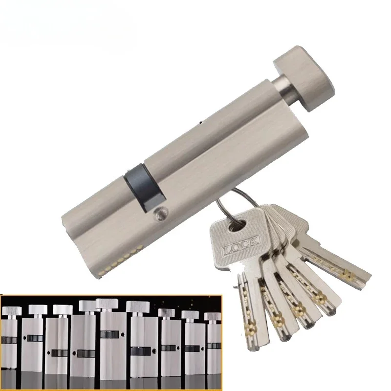 Knob Aluminum - Специальный центральный асимметричный замок из латуни