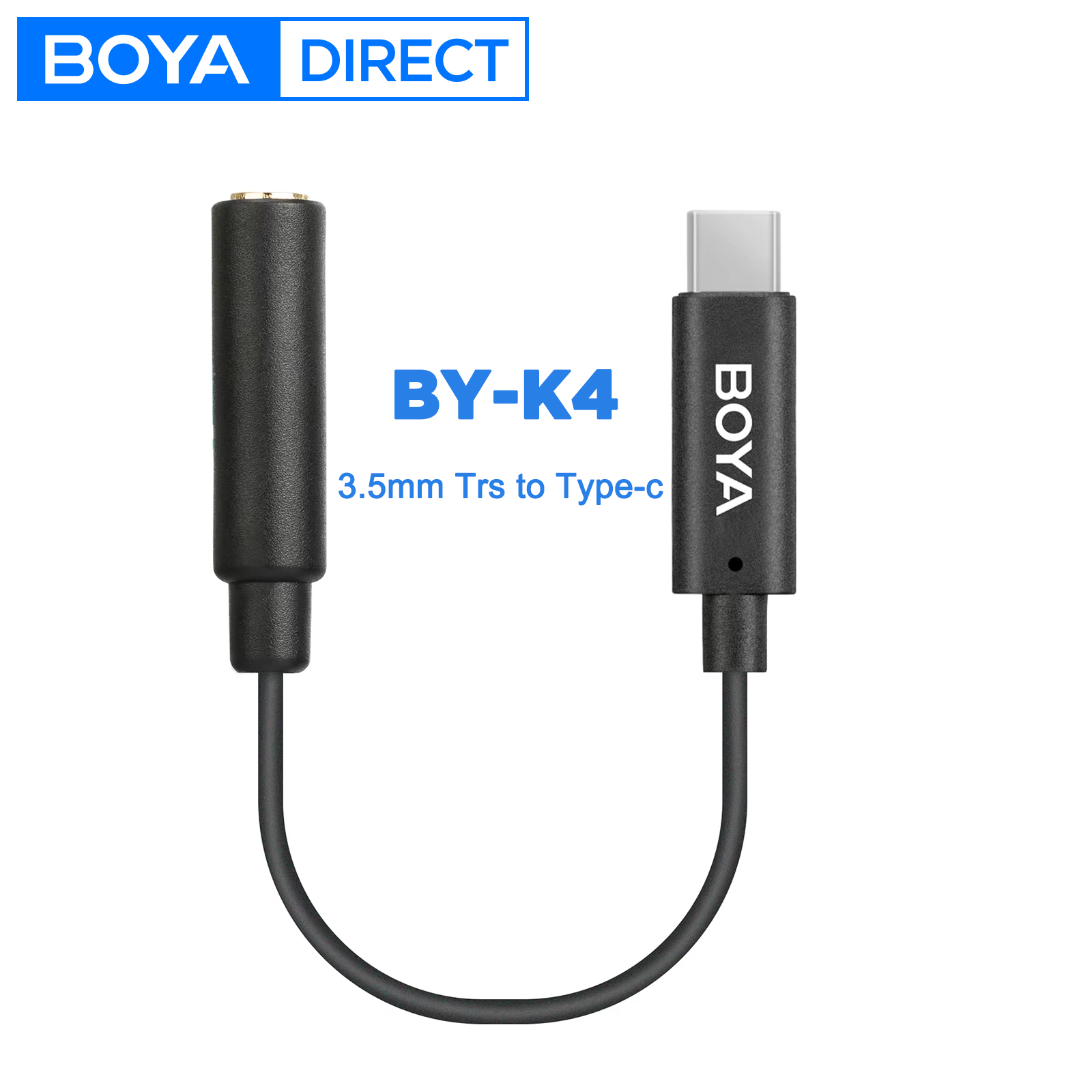 Trs Cable - BOYA BY-K4 6 см 3,5 мм