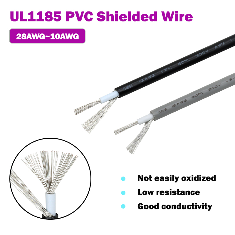 Audio Jumper Wire - 1 ~ 10 м UL1185 Экранированный