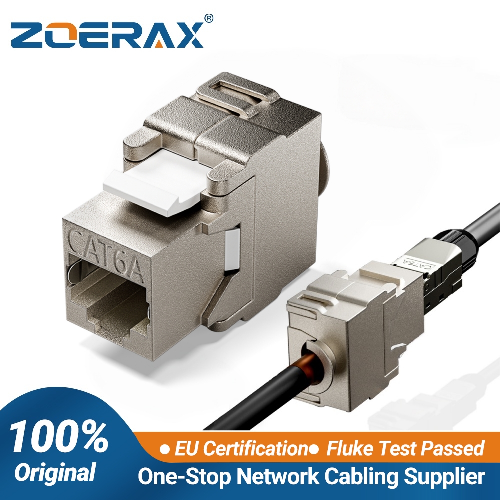Rj45 Jack - Модуль Keystone ZoeRax, разъемы CAT6A, экранированный