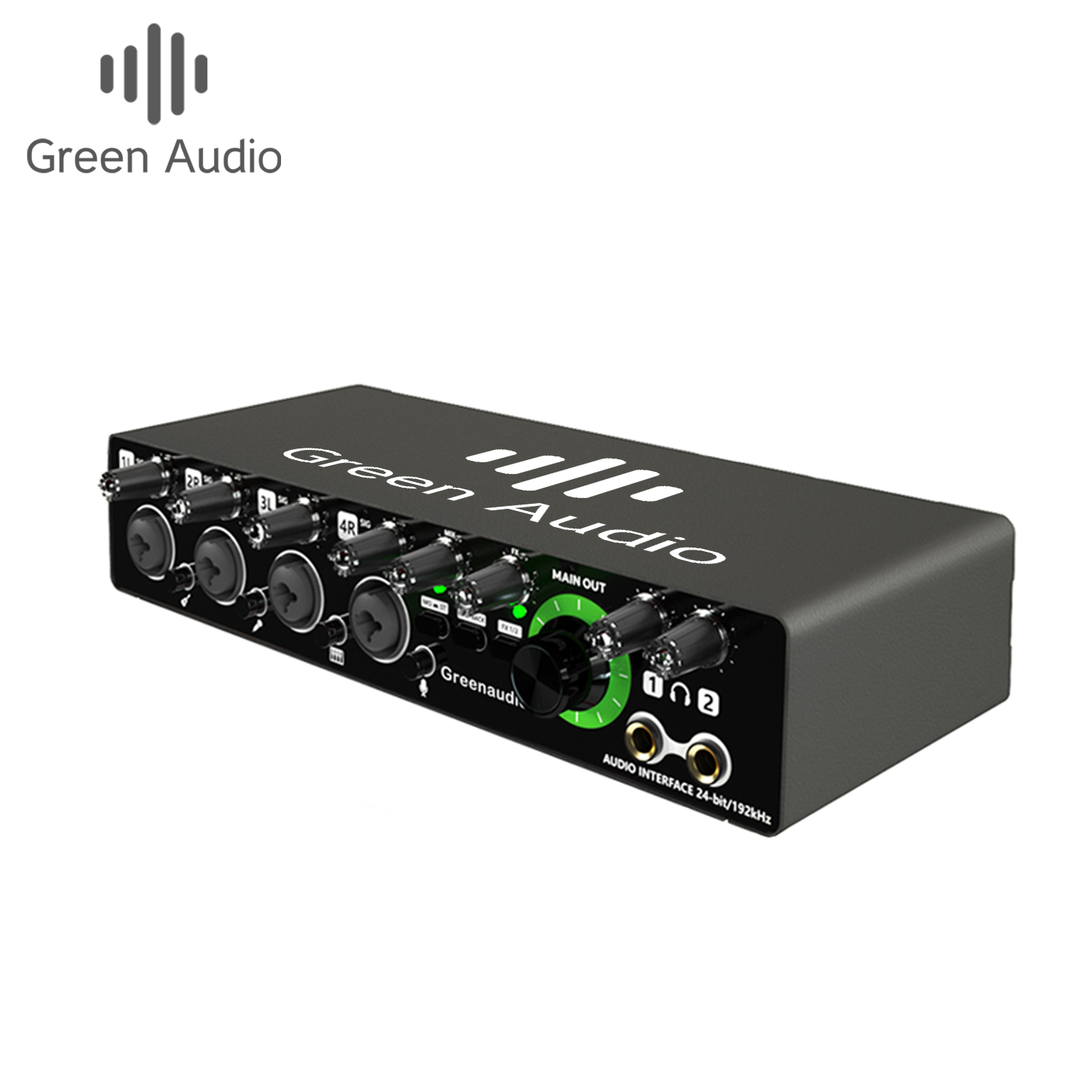 Usb Sound Card - Аудиоинтерфейс GAX-MD44 Green Audio USB с