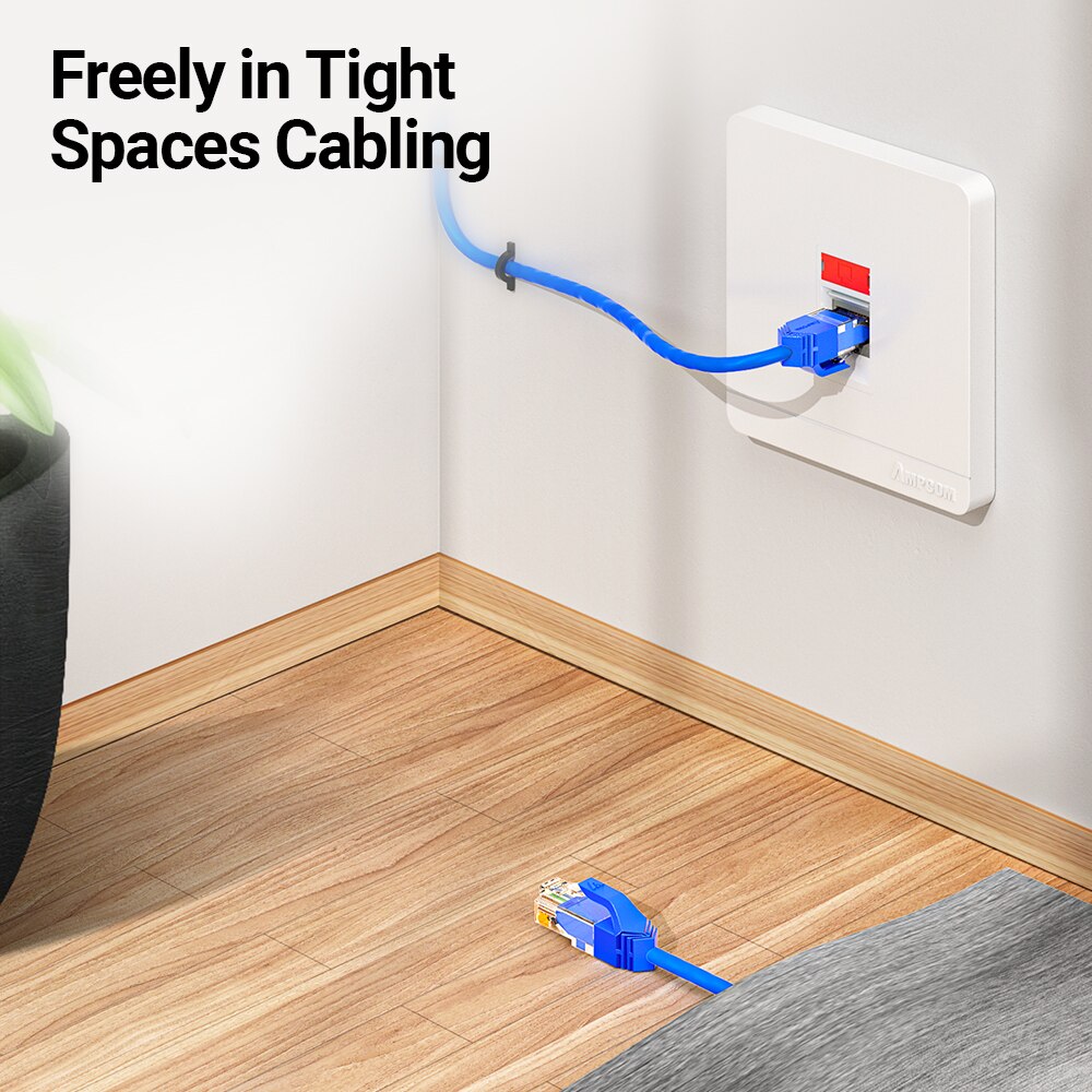 AMPCOM ультра тонкий Cat6a сет – обзор и цена Rj45 Jack