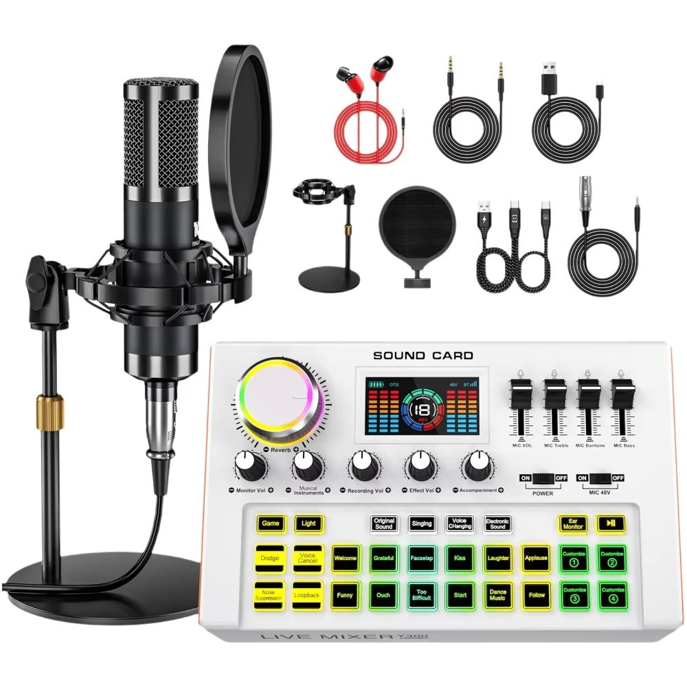 Набор оборудования для подкаст – обзор и цена Condenser Microphone Kit