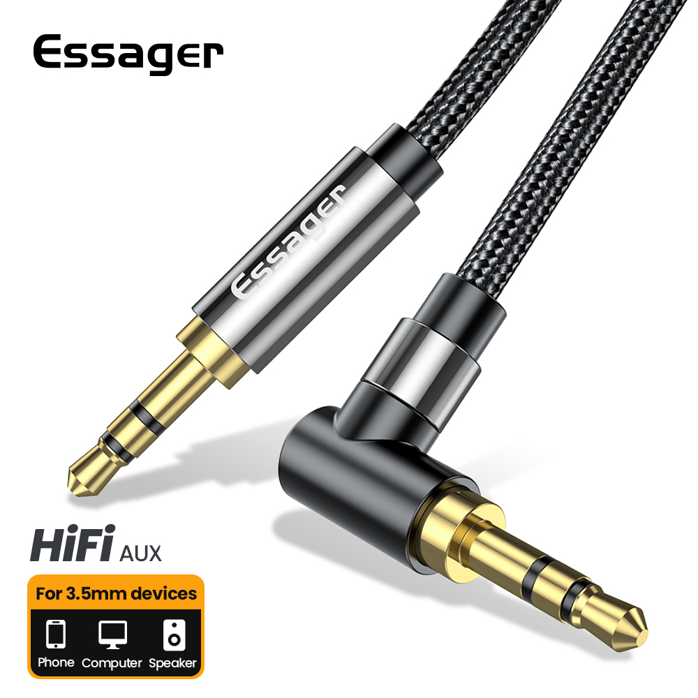 Essager Aux удлинительный кабе – обзор и цена Audio Jumper Wire
