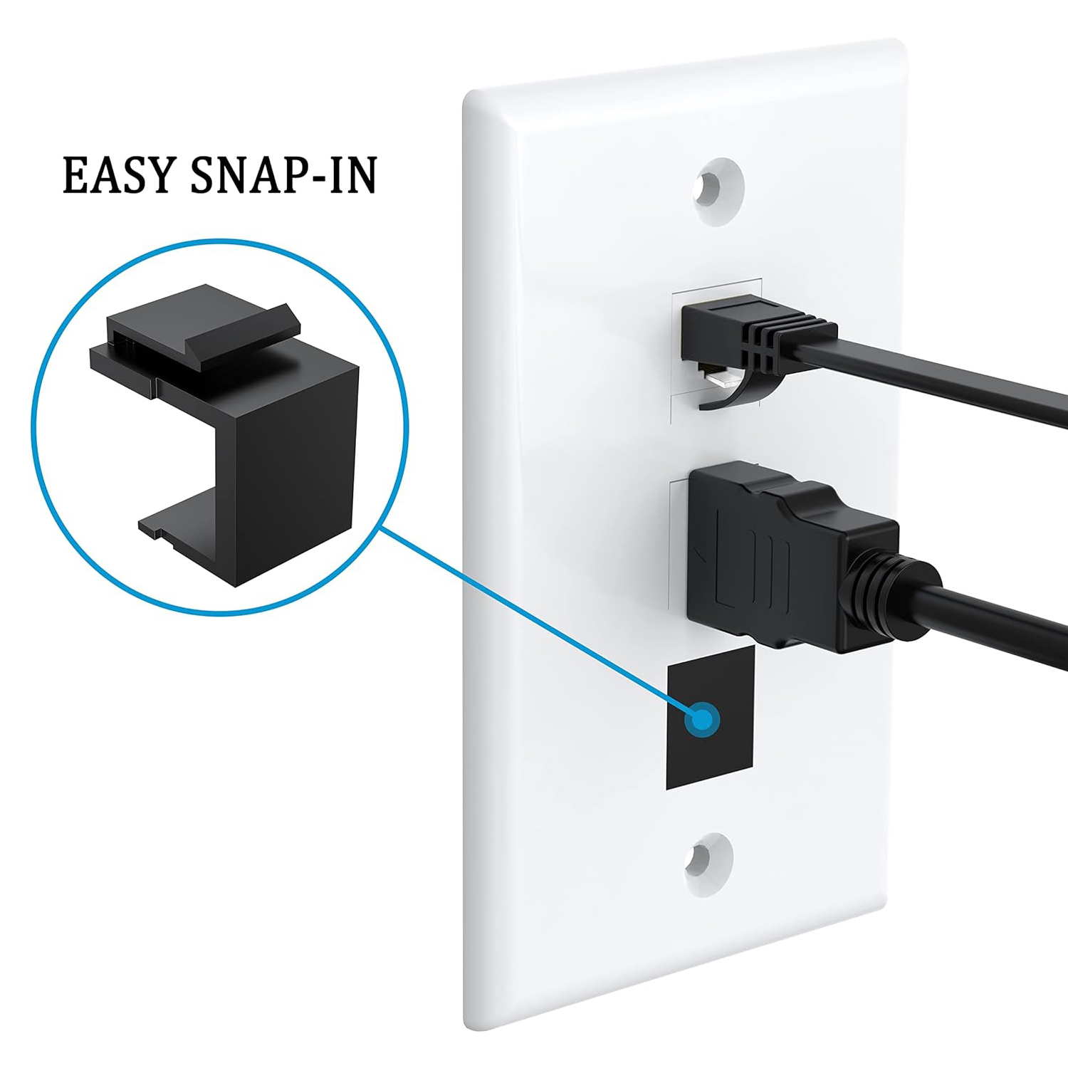 ZoeRax 30-Pack пустые вставки  – обзор и цена Rj45 Jack