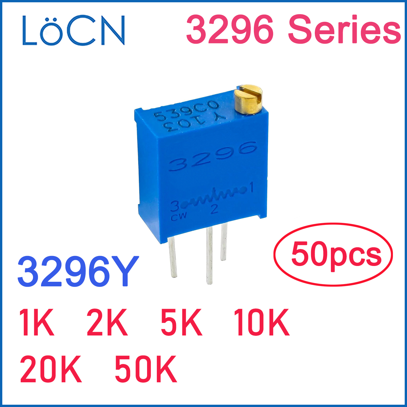 3296Y 1K 2K 5K 10K 20K 50K Три – обзор и цена Potentiometer 10K