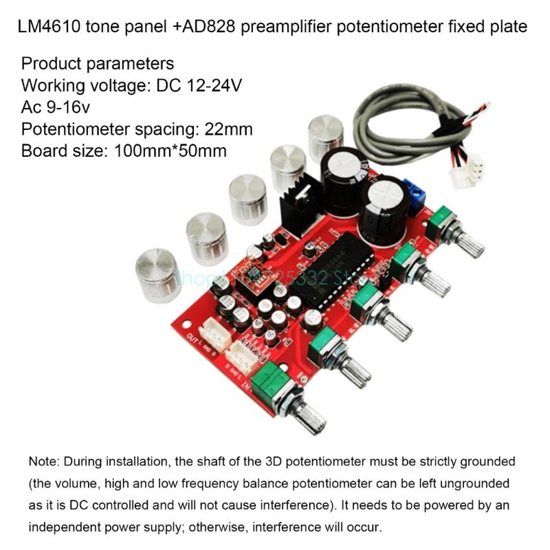 LM4610 Звуковая плата предусил – обзор и цена Volume Control Board
