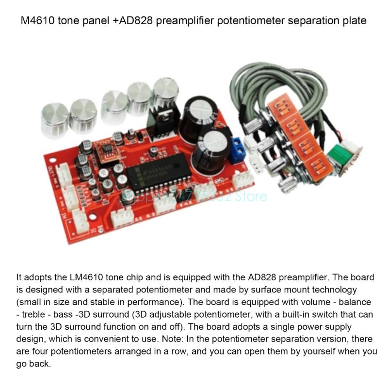 LM4610 Звуковая плата предусил – обзор и цена Volume Control Board