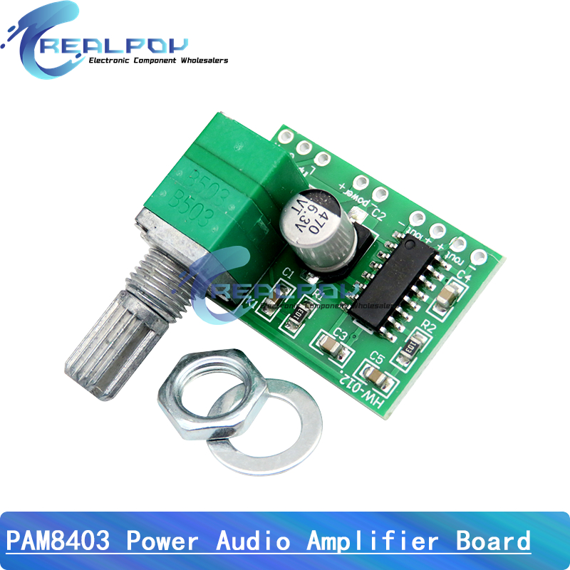 PAM8403 Плата усилителя звука  – обзор и цена Volume Control Board