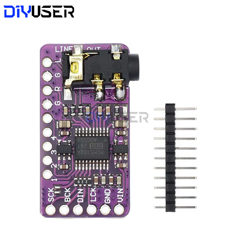 DIYUSER интерфейс I2S PCM5102A – обзор и цена Pcm5102