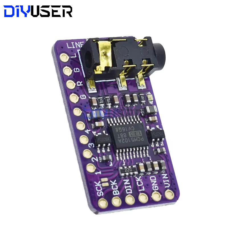 DIYUSER интерфейс I2S PCM5102A – обзор и цена Pcm5102