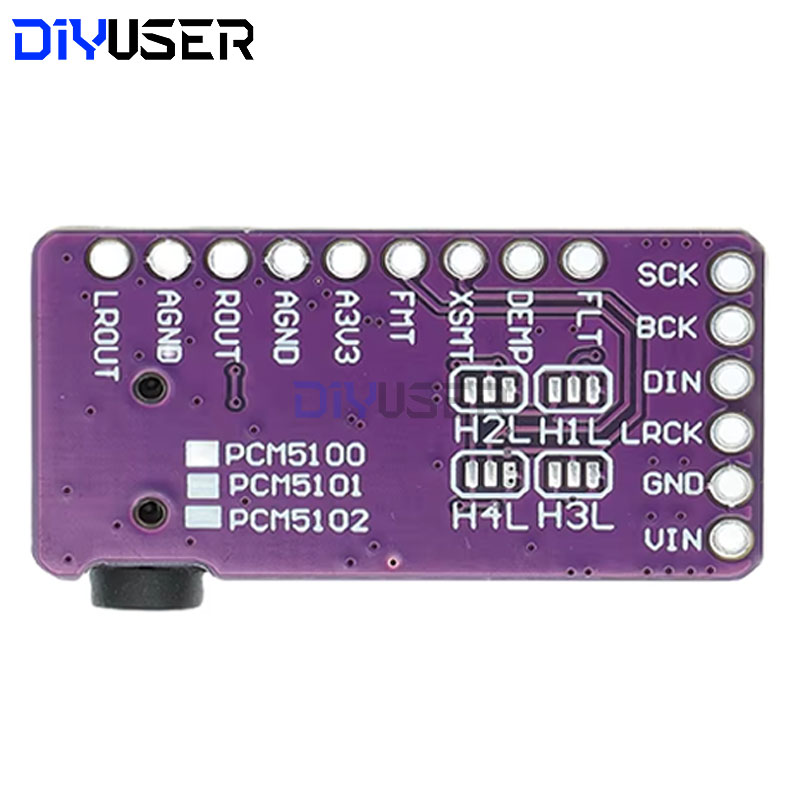 DIYUSER интерфейс I2S PCM5102A – обзор и цена Pcm5102