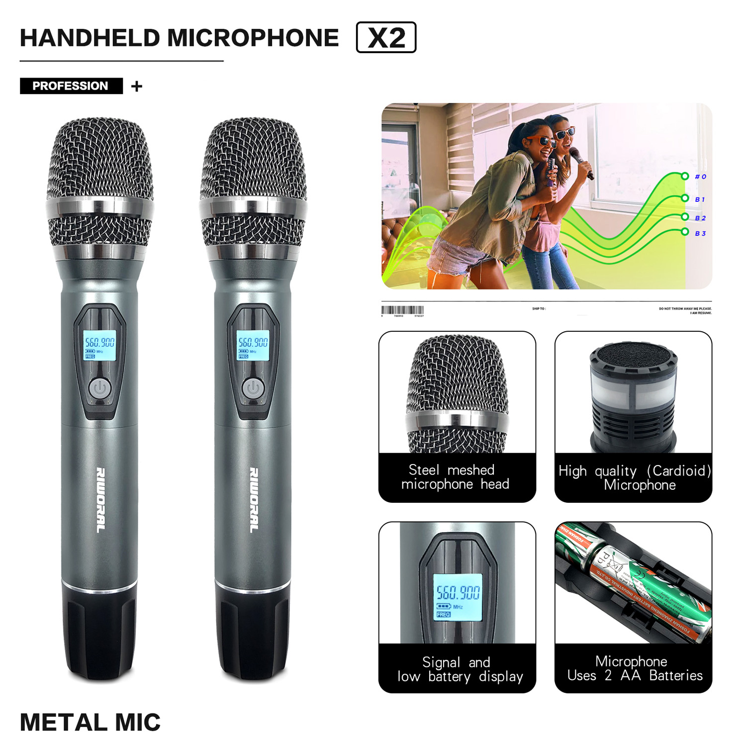Профессиональный FM-беспроводн – обзор и цена Condenser Microphone Kit