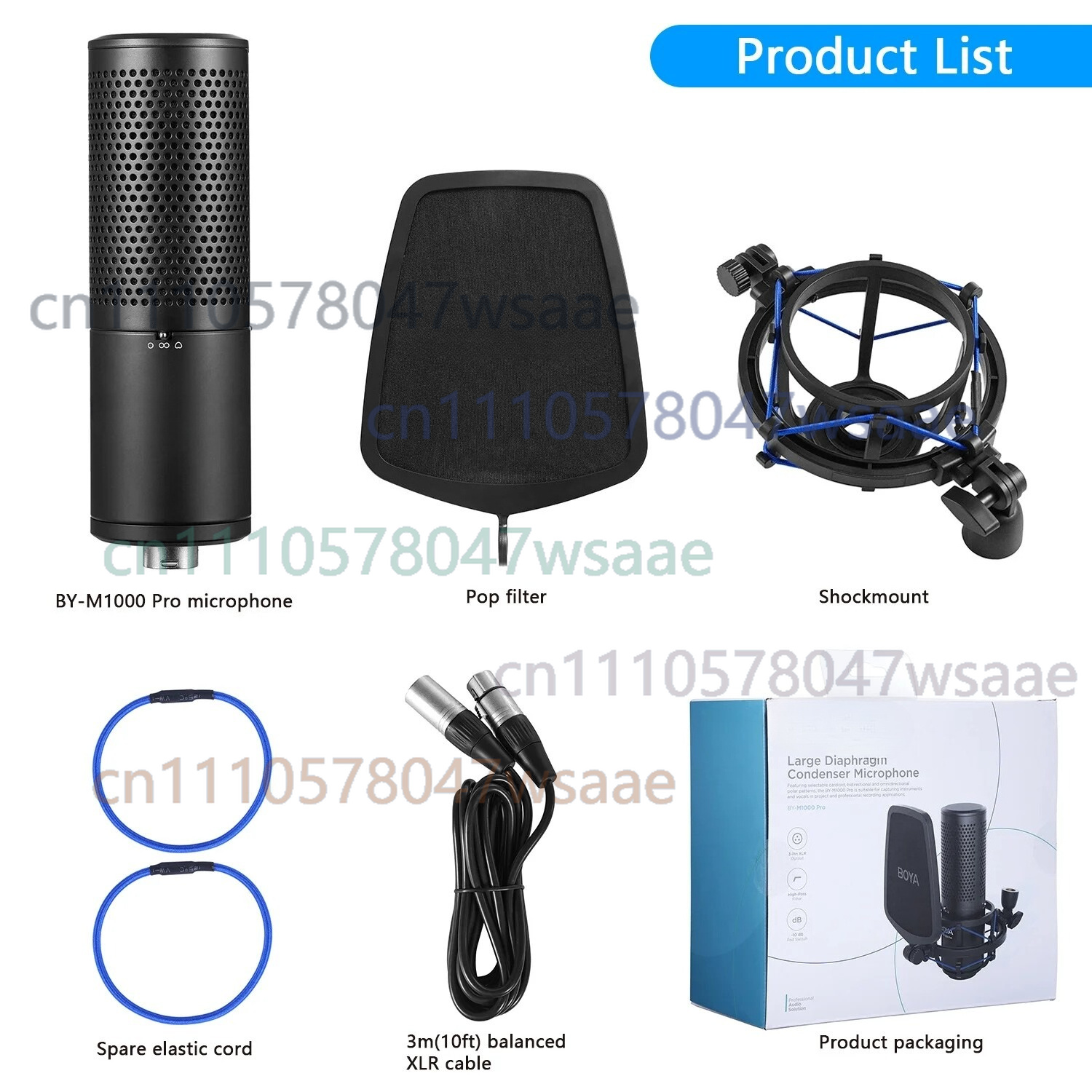 Студийный конденсаторный микро – обзор и цена Condenser Microphone Kit