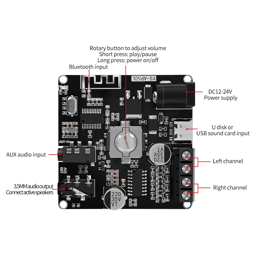 Плата усилителя мощности, стер – обзор и цена Hifi Amplifier Board
